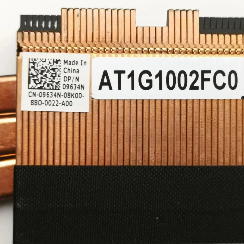 CHEN  New Original For DELL Alienware 17 R3 CPU Graphics Cooling Heatsink Fan AT1G1002FC0 DFS200805000T 09634N 9634N