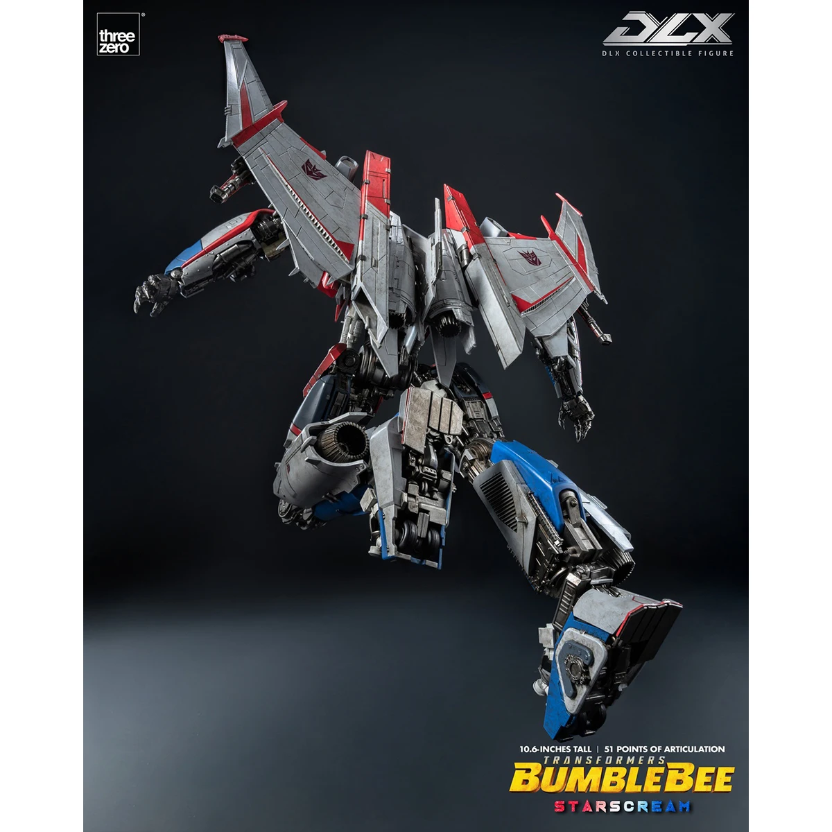 Figurine d'action HIPLAY Threezero Transformers DLX Starscream 3Z09430W0