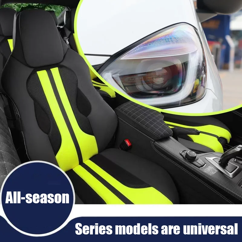 For Honda FIT car seat cushions,personalized and trendy,fully enclosed,breathableandwear-resistant car seat cushions