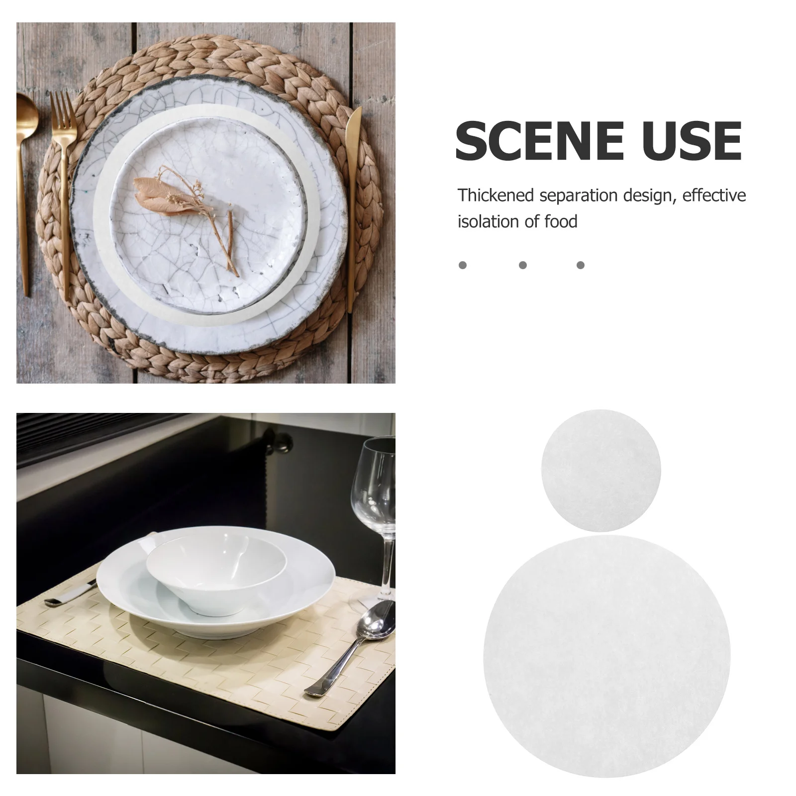 

30Pcs Round Felt Dish Protective Pads Non-Scratch Pot Pan Dividers Plates Protectors Thick Reusable Cookware Protectors