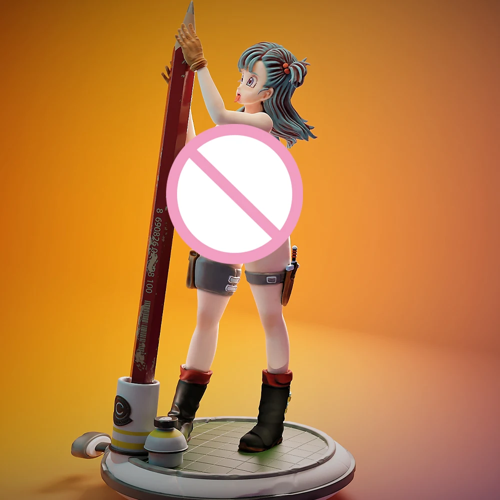 

1/24 3d Printing Model Kit Cute Figure Belle Pen Holder NSFW Resin Anime Model Kit DIY Micro Reduction Statue UnpaintedKit Toys