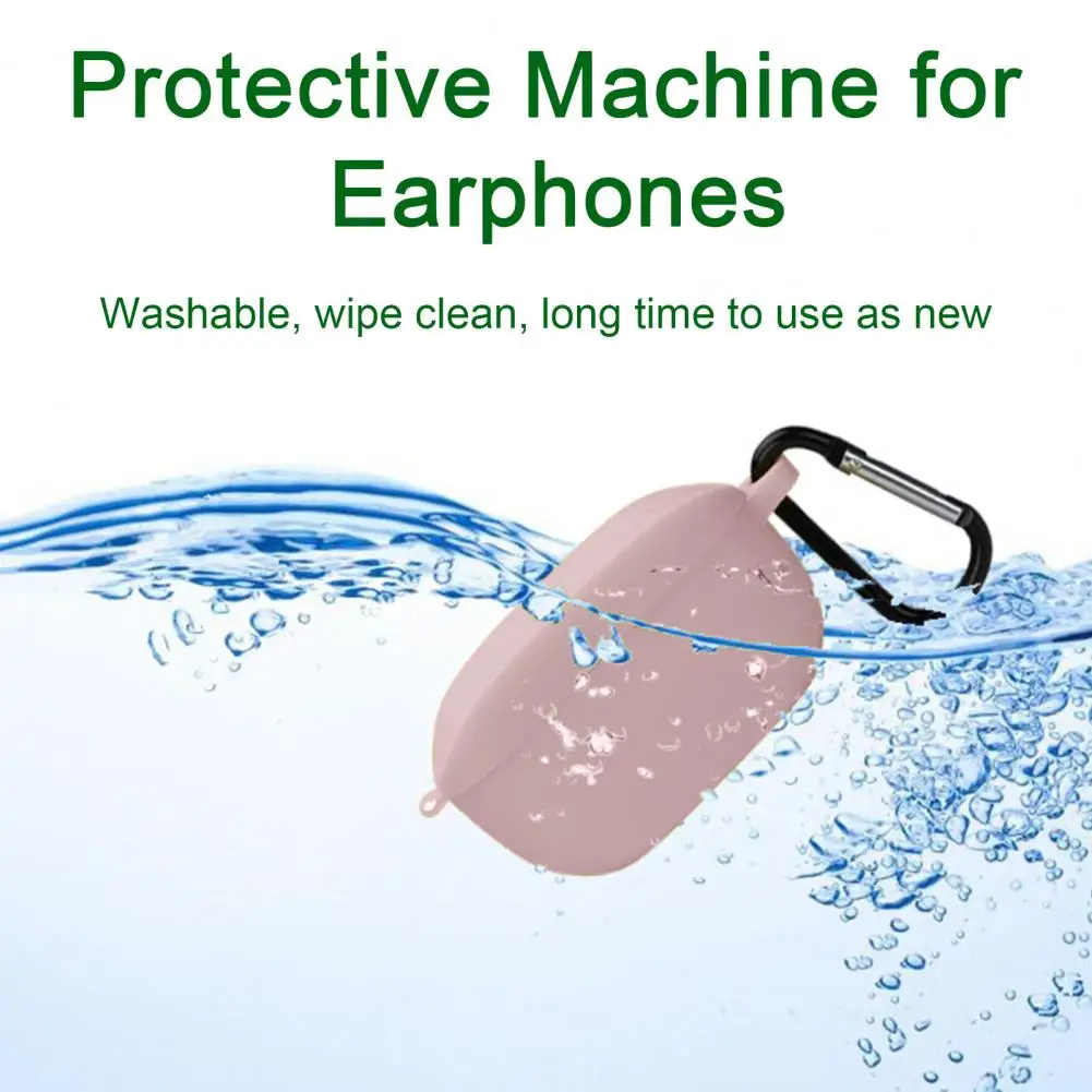 Charging Port Earphone Case Earphone Case Protective Silicone Cases for Jbl Wave 100 Wireless Earphones Shockproof Anti-scratch