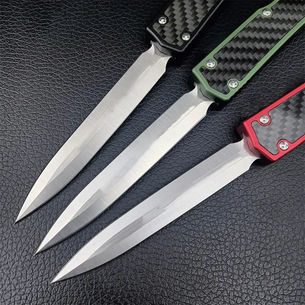 Pocket Folding Knife D2 Blade Aluminum Alloy Handle Outdoor Portable Camping EDC Self-defence Survival Combat Multitools Knives