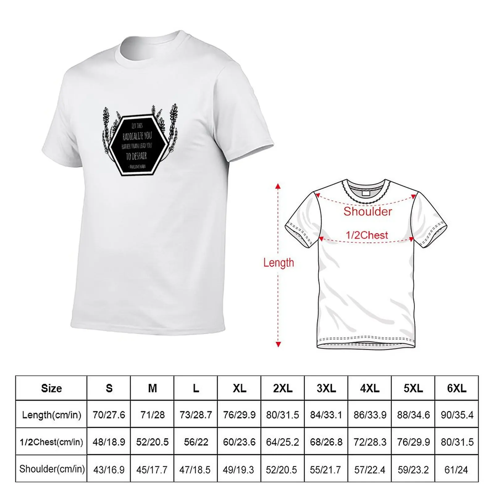 Let this radicalize you quote T-Shirt Quick Dry Training Short Sleeve Tee