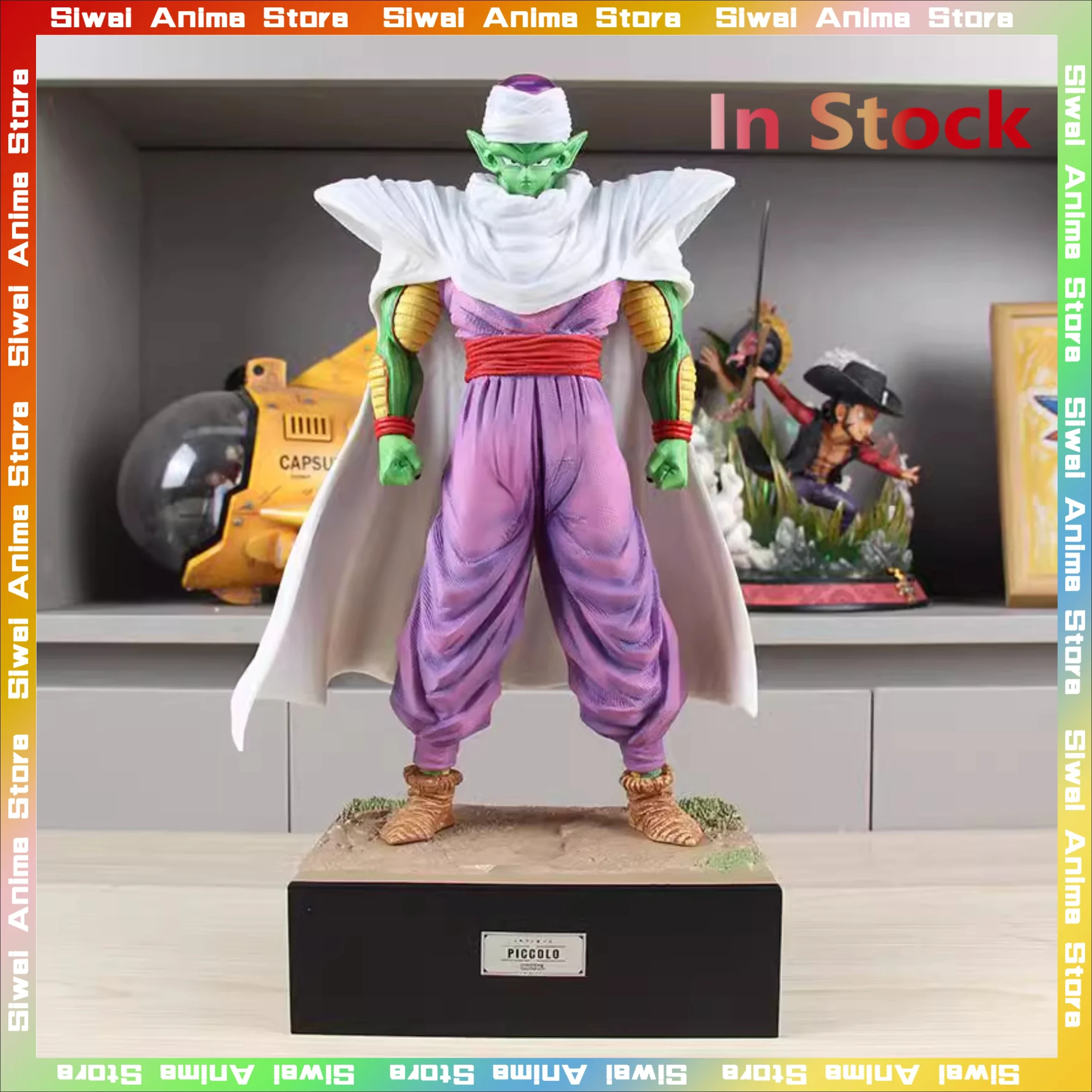 Dragon Ball GK 37cm Piccolo Infinite Z Fighter Anime Figure Action Statue Collectible Model Toy Desktop Ornament Birthday Gifts