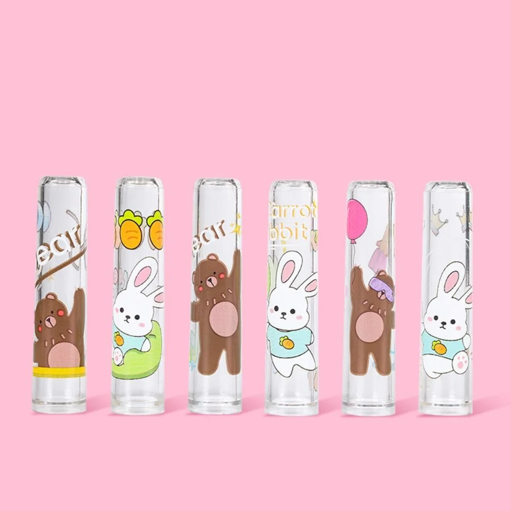 Pencil Protective Cover Pen Pencil Caps Pencil Protector Stationery Grip Pen Pencil Lid Multi-pattern Pencil Extender Stationery