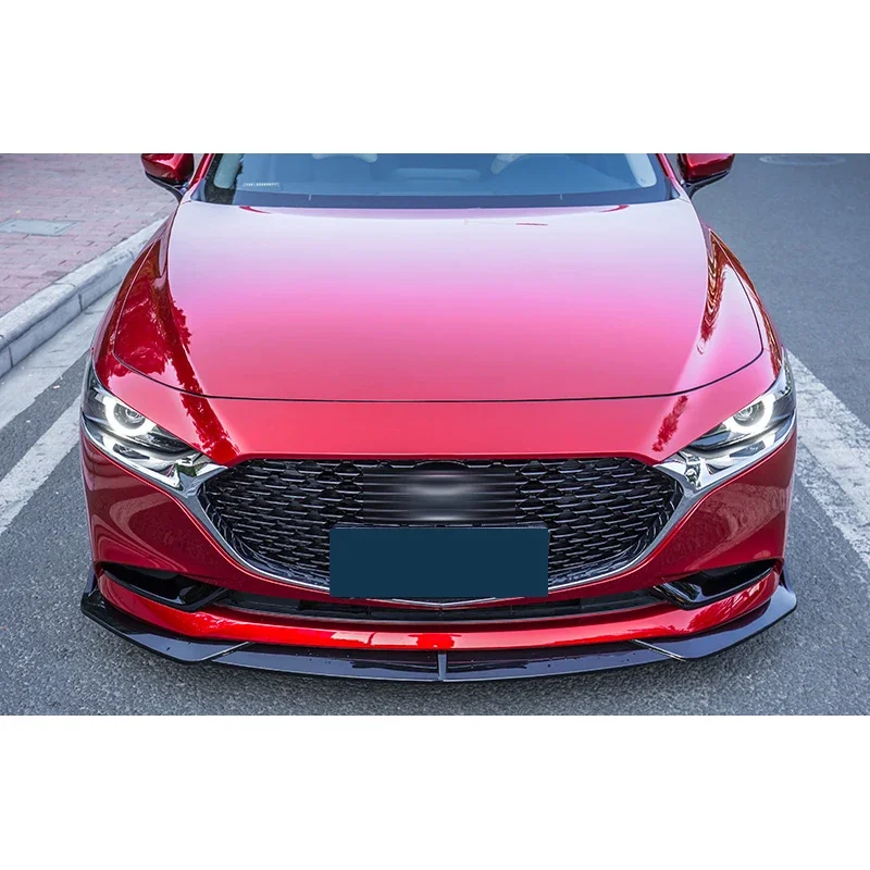 

New！ Front Skirts Bumper Splitter Lip Diffuser Protector Plate Shovel Body Kit Spoiler For Mazda 3 Sedan Axela 2019 2020