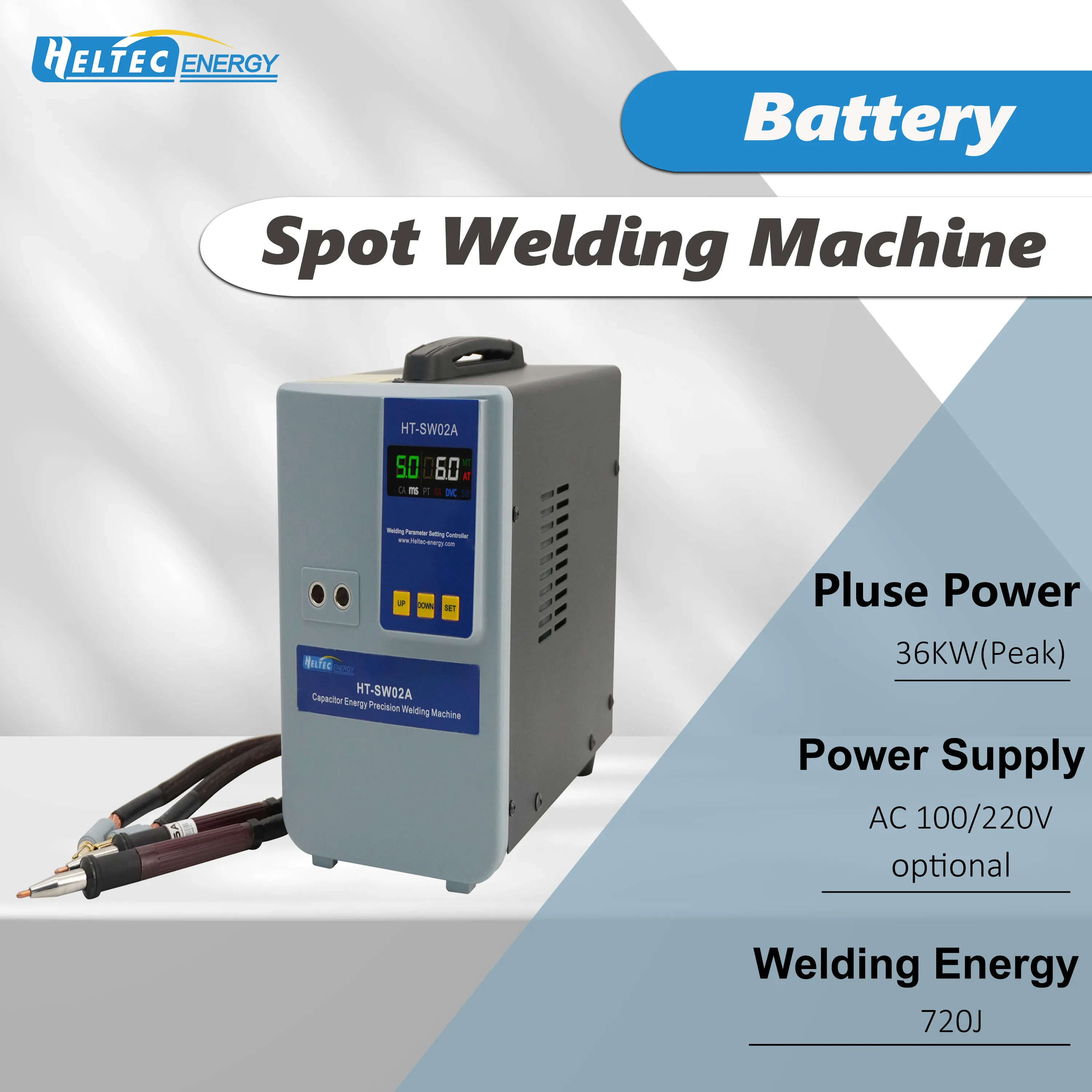 Heltec 12KW/21KW/36KW/42KW 産業用インテリジェントスポット溶接機 ニッケル/アルミニウム/18650電池用コンパクトで効率的な溶接ツール