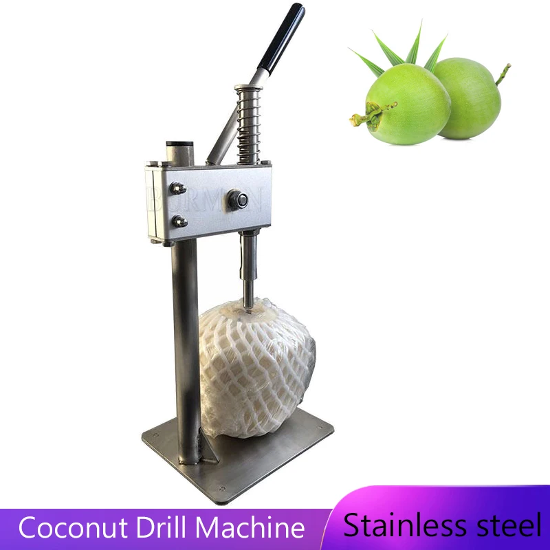 Vertical Coconut Drilling Tool Coconut Opener Hole Drill Tool Tender Coconut Hole Punching Machine