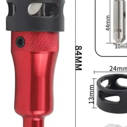 Countersink Drill Bit Set Tapered Bidirectional With Limiter For Wood Metal Sheet For Rapid Release Positioning Power Tool Acces