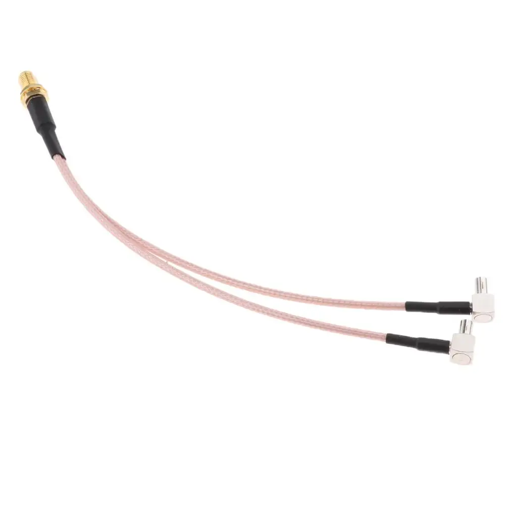 SMA to TS9 Y Type Extension Cable Coaxial Connector Adapter Cord for Signal Transfer Applications