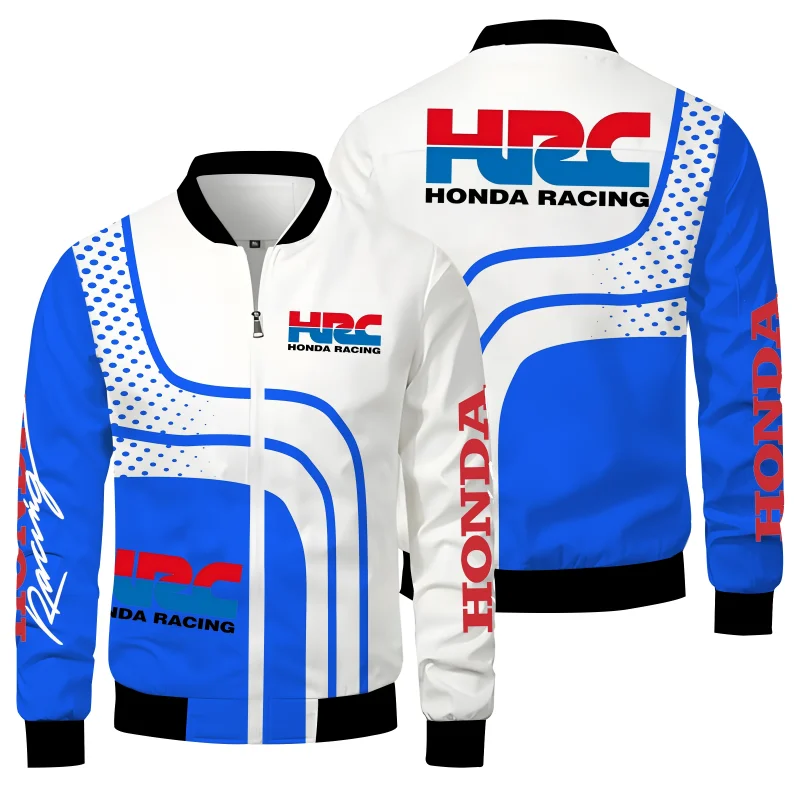 

Honda Team's Same American Jacket For Both Men And Women, Racing Jacket With Street Style, Perfect For Cycling And Daily Wear