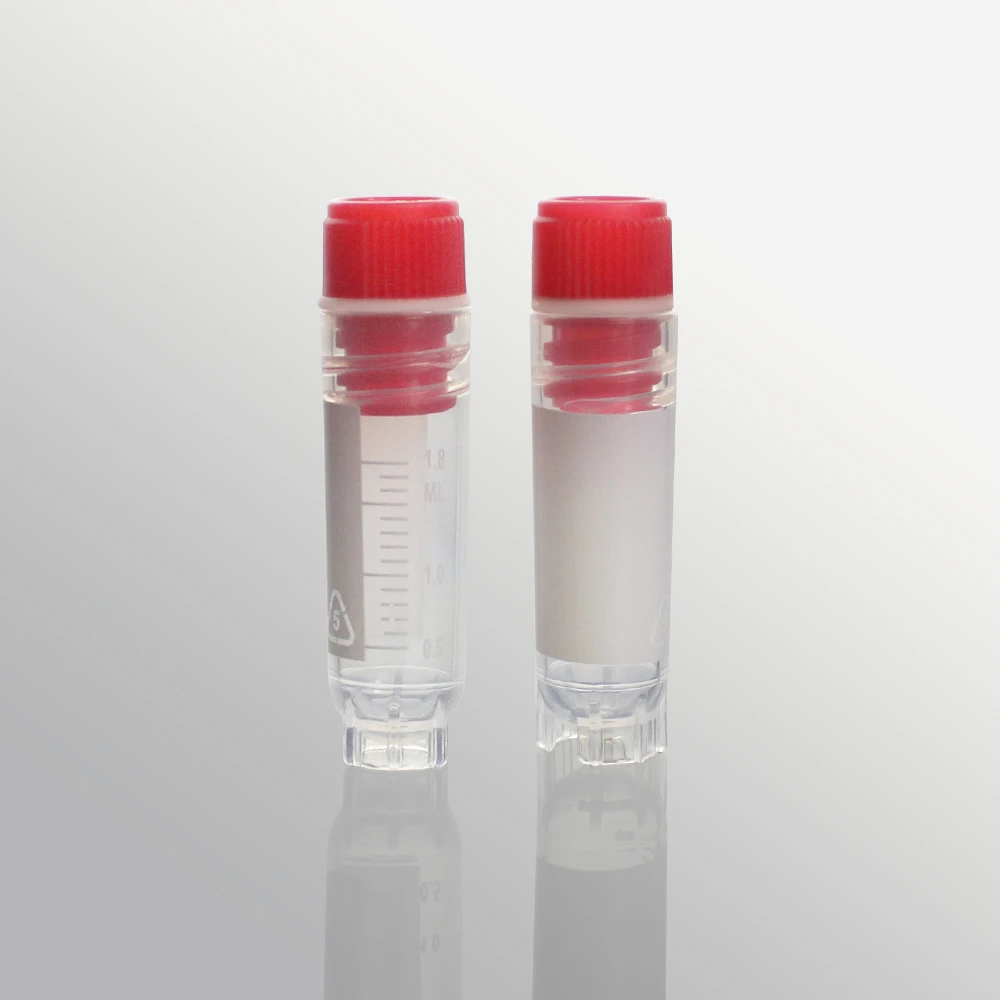 50PCS  1.0ml 1.8ml 5.0ml  Cryogenic Vial, Cryotube External Thread  Internal thread，sterile