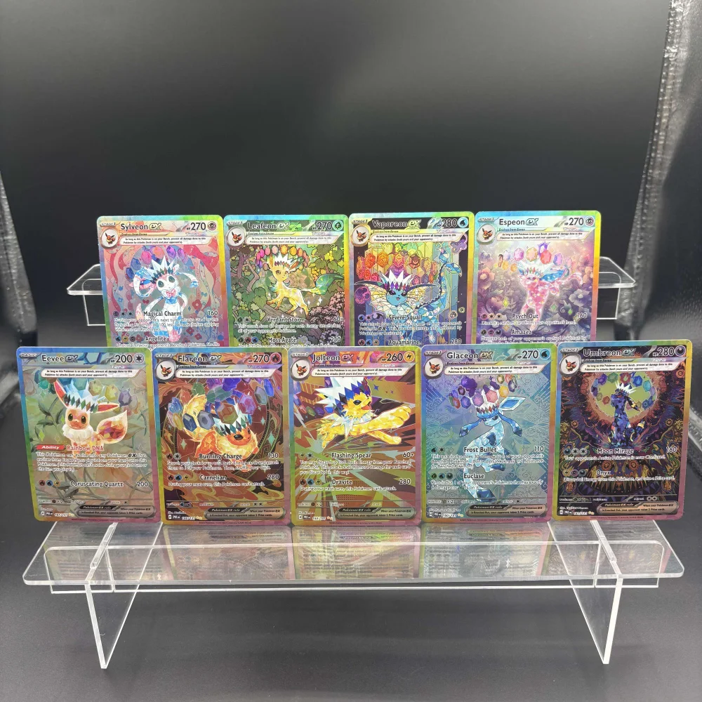 Коллекционные карты PTCG «сделай сам», 2025 PRE EN UMBREON ex SPECIALILLUSTRATION, редкая самодельная одиночная карта, классическая игра, аниме-карта, подарочная игрушка