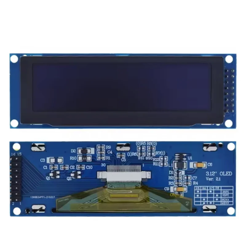 OLED Display Module 3.12" 256X64 25664 Dots Graphic LCM Screen LCD With SSD1322 Controller SPI