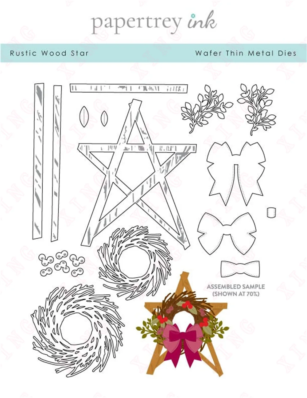 2022 New Metal Cutting Dies Stamp Diy Craft Star Wreaths Bakery Globes Believe Let It Snow Trees Vase Stockings Gardenia Stencil