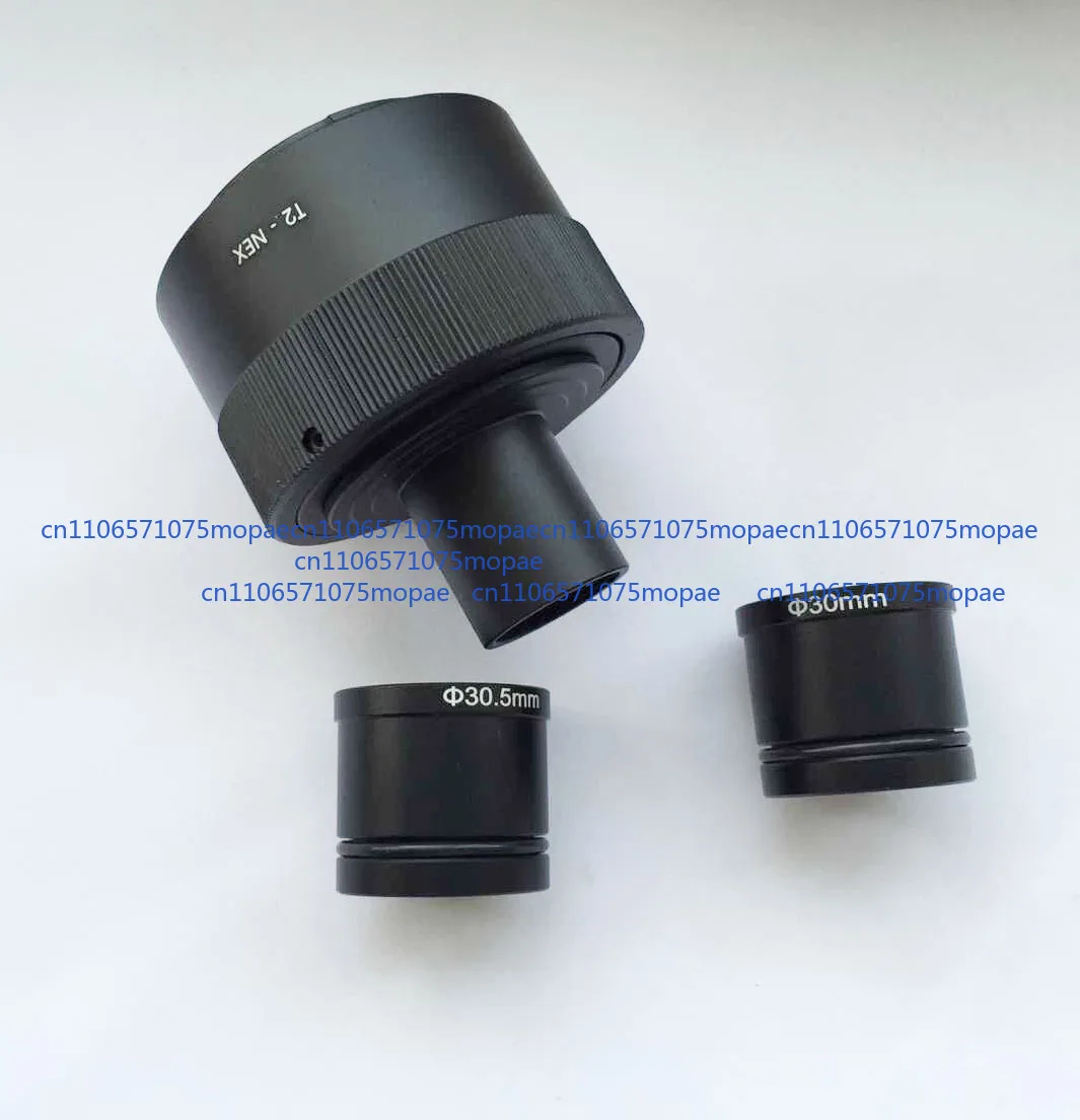 For Sony Camera E NEX NEX3 NEX5 To 23.2mm Microscope tube w/ 30mm 30.5mm adapter
