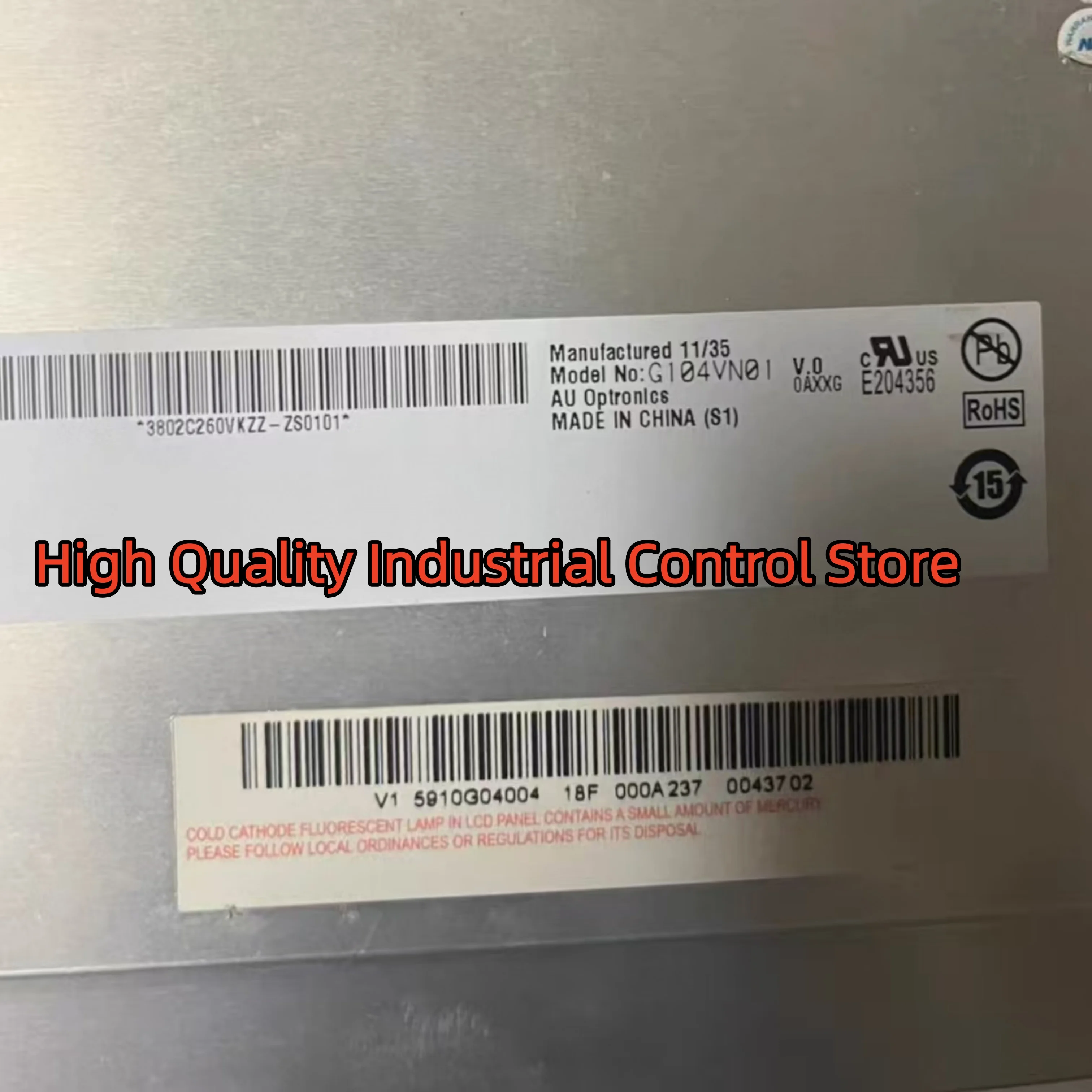 

Liquid crystal display (LCD) screen G104VN01 V.0 G104VN01 V.1 100%NEW