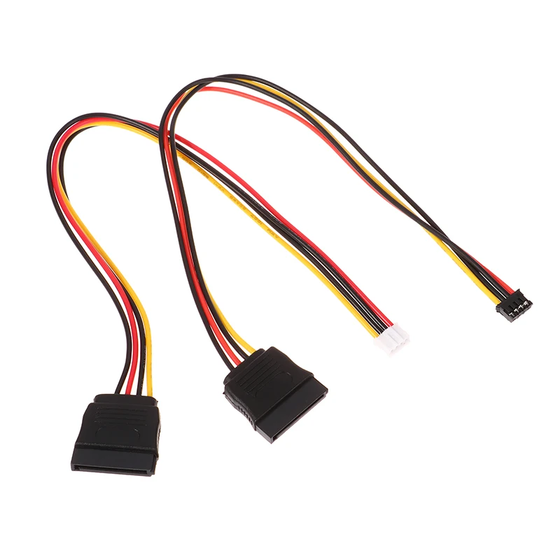 PH 2.0mm 4Pin Small Type To 15Pin HDD SATA Power Supply Cable Cord 20AWG Wire For Industrial All-in-one HD Mini 5V 12V