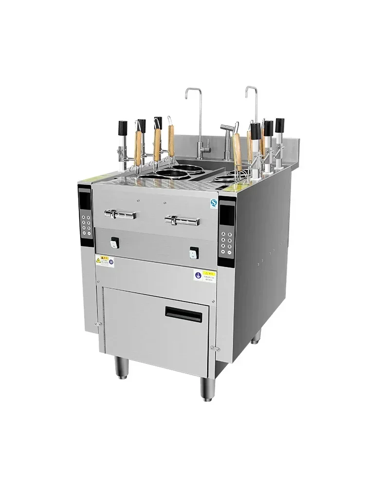 

Bestseller Fully Automatic Lifting Noodle Cooking Furnace Electric Heating Intelligent Hemp