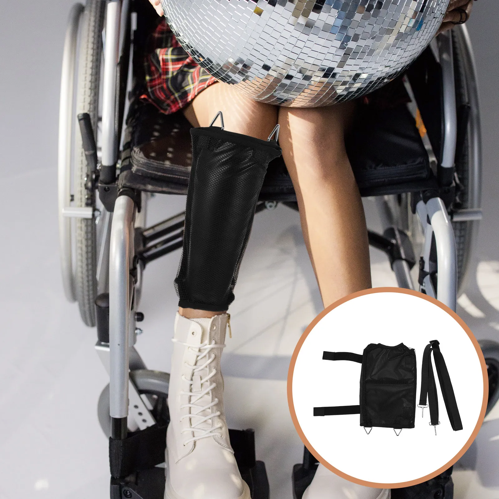 

1Pcs Nursing Drainage Bag 2000Ml Portable Bag for Elderly Patient Adjustable Shoulder Strap Travel Use Collection