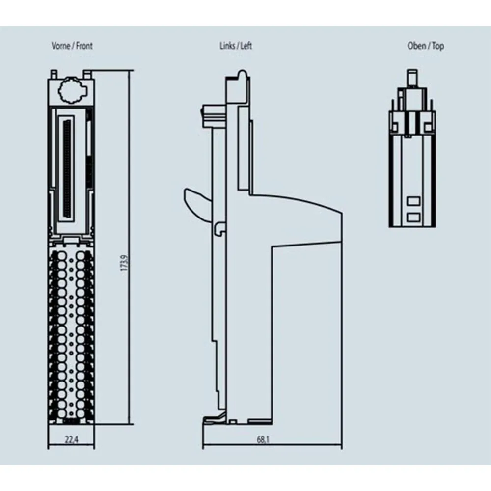 قطع غيار وحدة الخادم Hy-Tech ET200SP HA لأنظمة التحكم الزائدة PLC/PAC 6DL1193-6TP00-0BH1
