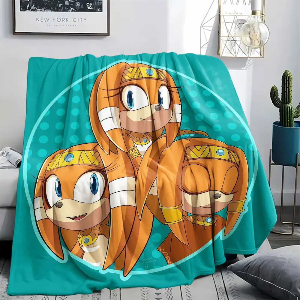 Manta de franela Tikal Sonic Mystic Temple, regalo de cumpleaños y festividades, manta para amantes de Tikal para decoración del hogar.chl