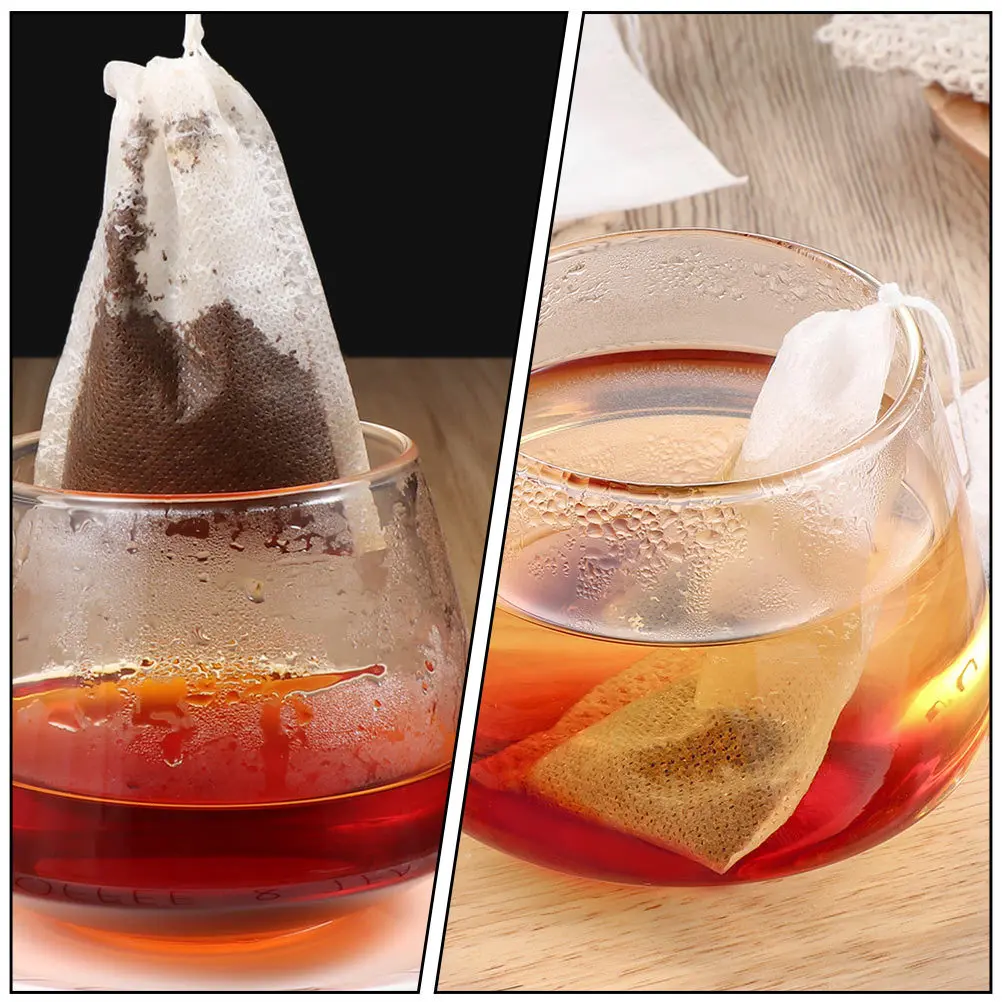 

200Pcs Premium Tea Filter Bags Non Woven Drawstring Seal No Leaves Escape Clean Convenient Safe Healthy Chinese Medicine