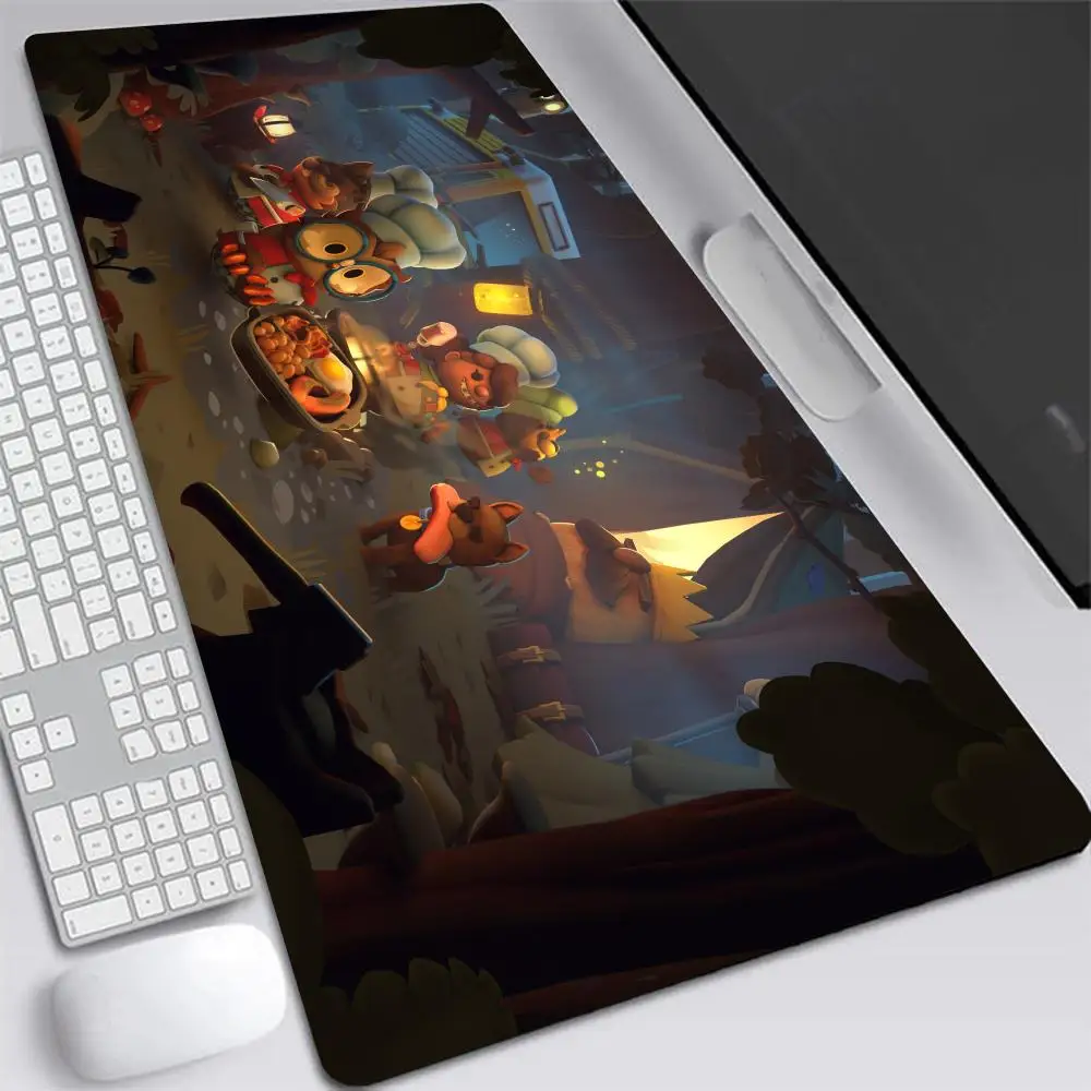 

Mouse Pad Non-Slip Rubber Edge locking mousepads Game play mats Action Indie Game Overcooked 2 for notebook PC computer