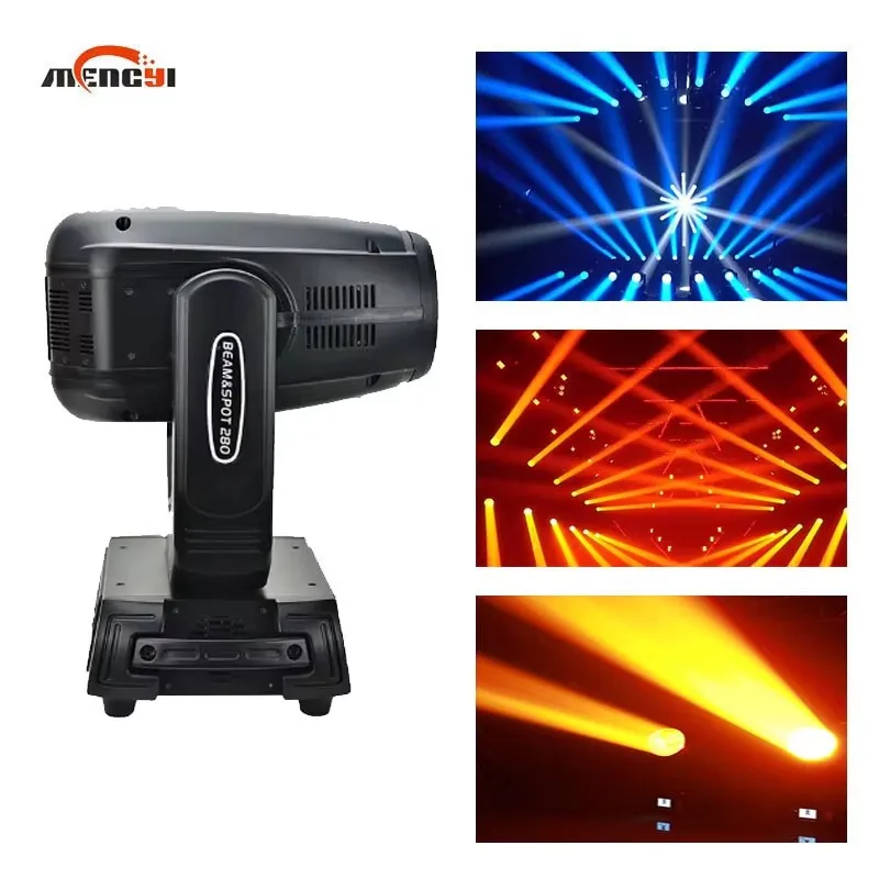 280 واط ثلاثة في واحد شعاع gobo الزفاف أداء بار أضواء الرأس المتحركة إضاءة المسرح #3