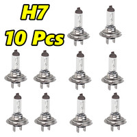 10 PCS H7 12V55W White Clear Quartz Glass Car Lights Px26d  Headlight Auto Halogen Bulbs wholesale High and low lights wholesale