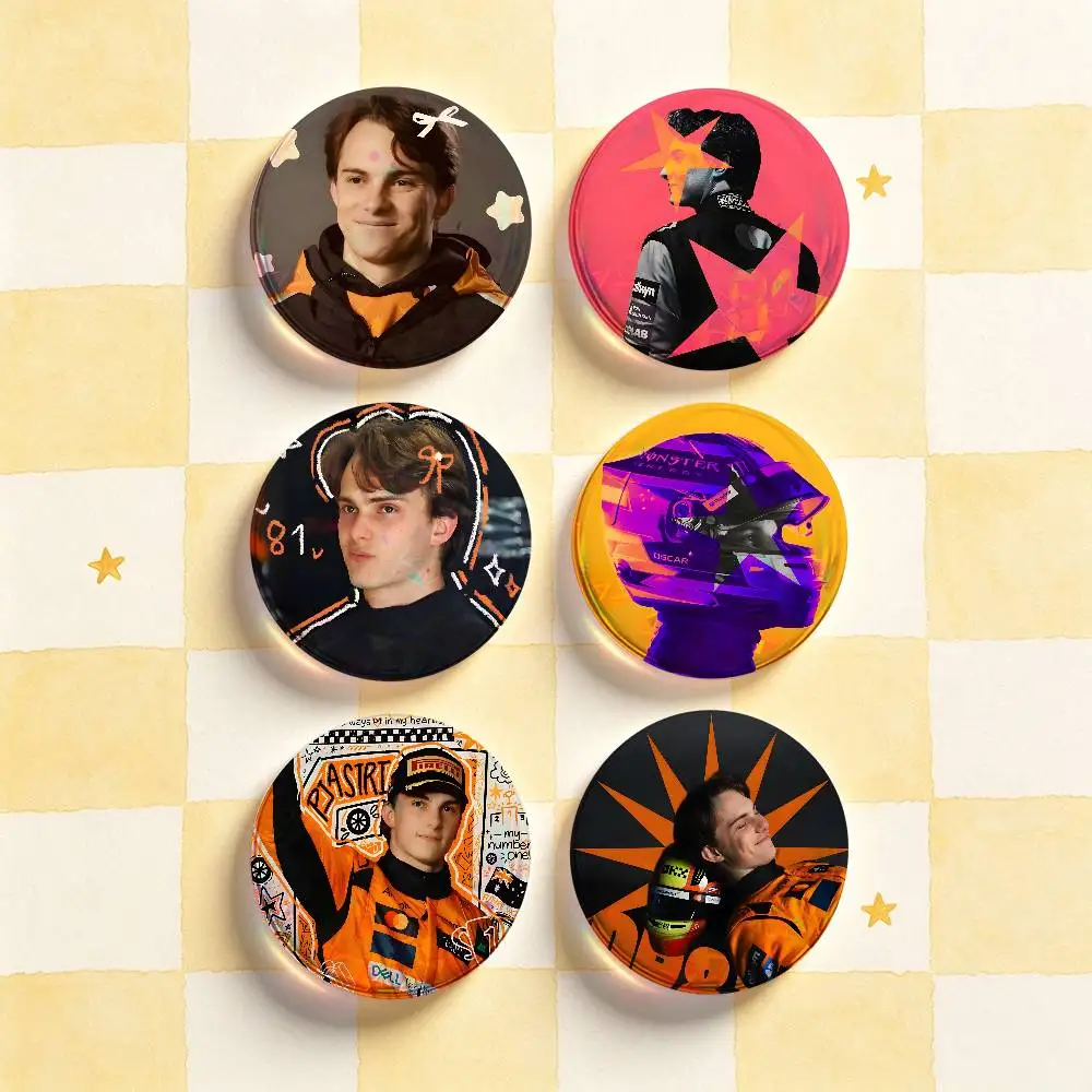 O-Oscar P-Piastri Custom Badges 75mm 44mm 25mm 32mm 58mm Hat Backpack Accessories Toys Collect Gifts Large
