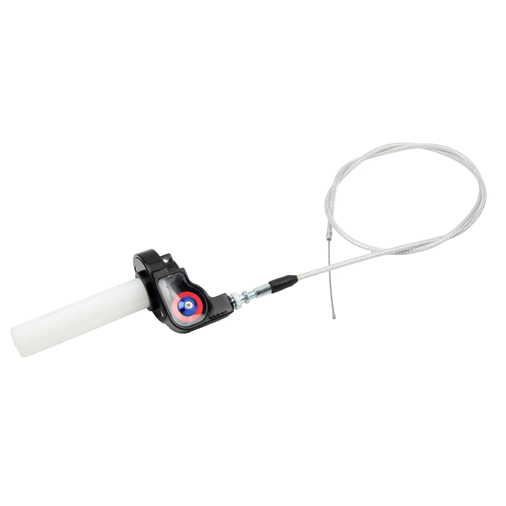 Motorcycle Grips Throttle Handle Turn Settle 1200mm Cable Plastic Aluminum for Honda Kawasaki Suzuki Dirt Bike Motocross Parts image 4