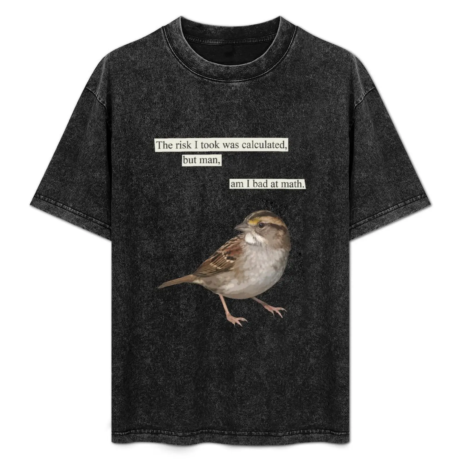 El riesgo me ha preso camiseta calculada, camiseta para hombre, camisetas de algodón pesado, camiseta de diseñador para hombre, camiseta con estampado personalizado