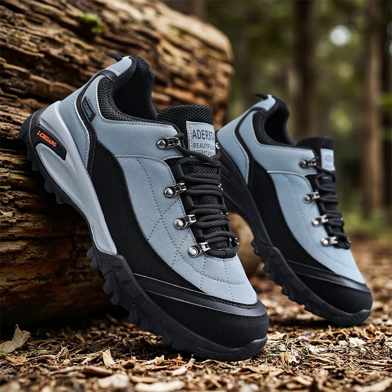 

2026 Men's Shoes Autumn New Non Slip Comfort Lace Up Platform Sneakers Vintage Height Increase Wear-resistant Casual Shoes