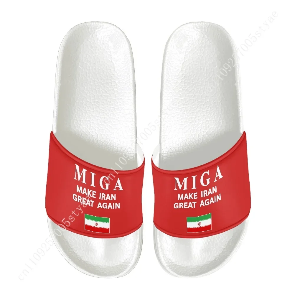 MAKE IRAN GREAT AGAIN Slippers Home Water Shoes Men Women Teenagers Beach Pool Sandals Custom Summer Slipper