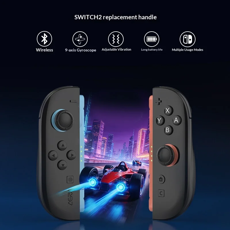 IMECOO AN10 Wireless Joycon Controller for Nintendo Switch 2 Magnetic Split Motion Sensing One Key Wake Up Adjustable Vibration