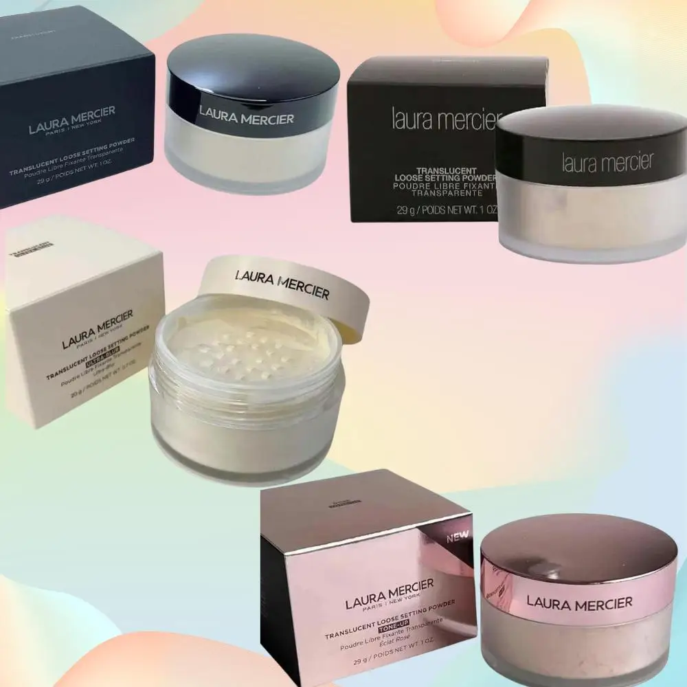 2025 Lau Mercier Loses Pulver, Ölkontrolle, atmungsaktiv, wasserdicht, dauerhaftes Fixierpulver, Damenkosmetikpulver