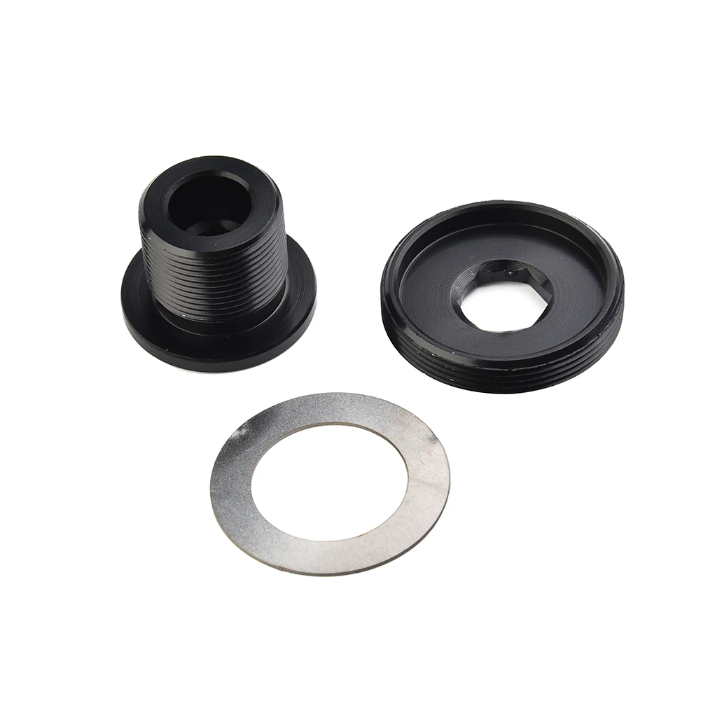 M18-M30 Selbstextrahierende Kurbelschraube für SRAM für DUB Kurbelgarnituren Aluminiumlegierung Schwarz Ersatzteil für Fahrrad – Detail 10