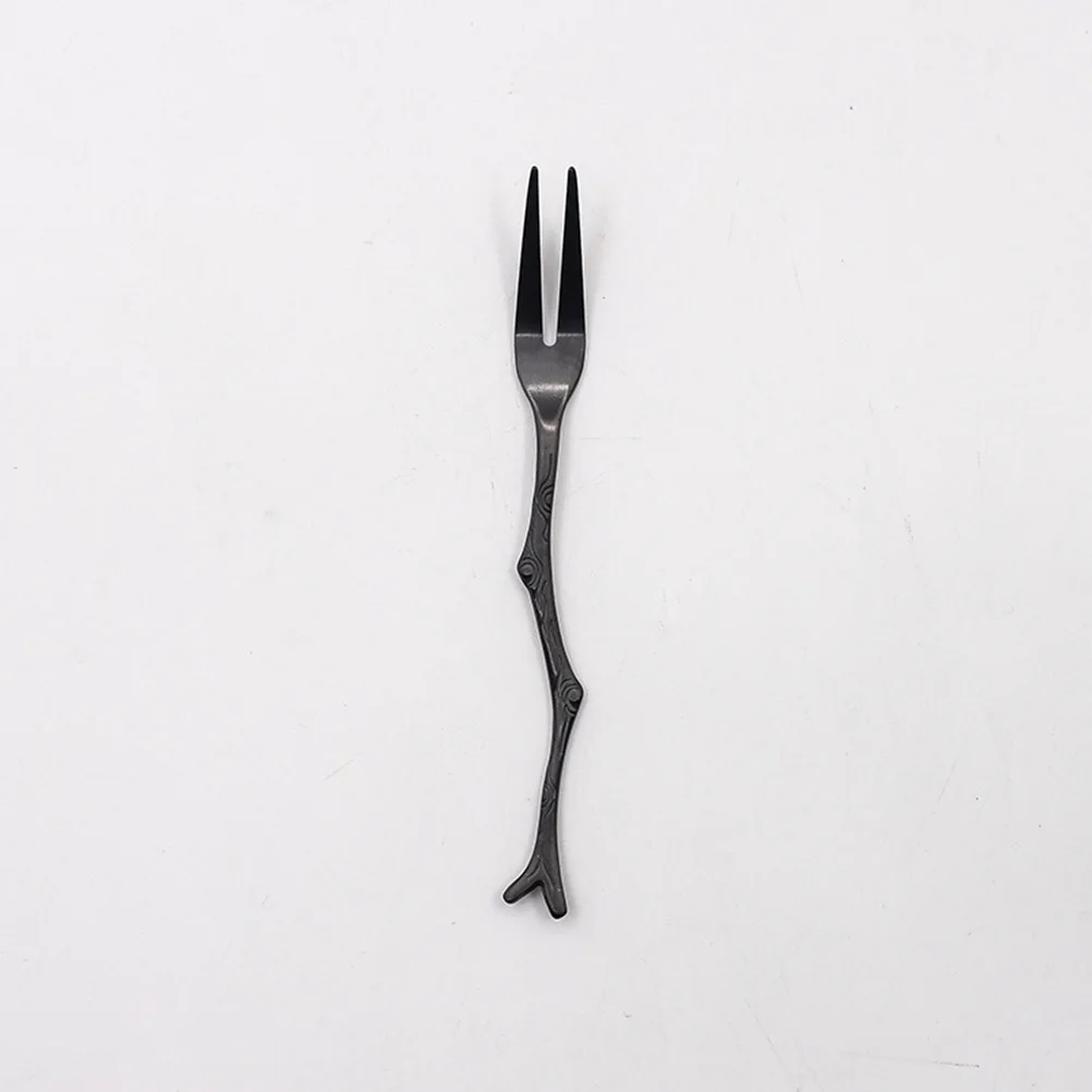

3pcs Branch Knife Fork Spoon Spoon And Fork Set Stainless Steel Cutlery Set Vintage Flatware Travel Picnic Dining