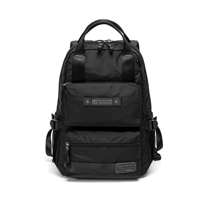 VOLUNTEER Men\'s Travel Business Backpack Casual Oxford Cloth Computer Backpack for Men Lightweight Large Capacity Schoolbag Male