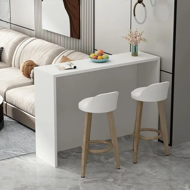 

Home bar light luxury modern simple living room partition wall high long table dining table kitchen sofa table