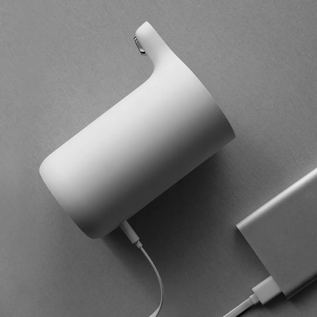 Трехзонный насос YOYOPIN T1 для бутилированной воды, смеситель для воды, насадка для воды для всех типов бутилированной воды, USB-зарядка, белый цвет