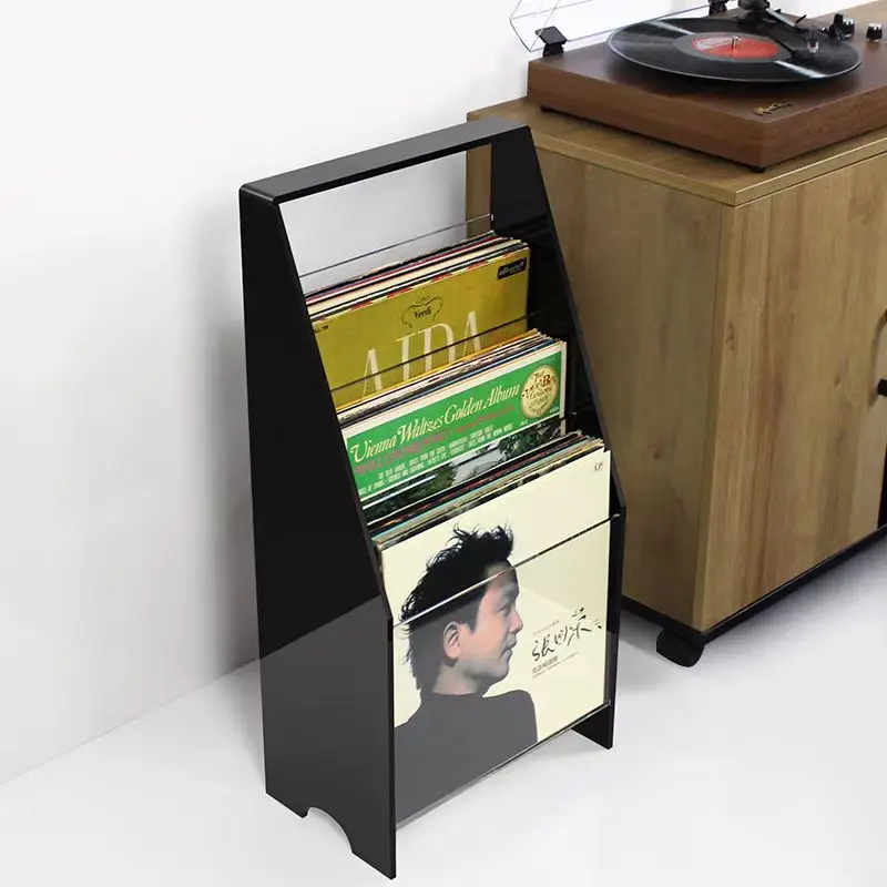 

Современная экологически чистая виниловая подставка для хранения пластинок и компакт-дисков, LP-альбомов, акриловая подставка для дисплея, напольная конструкция