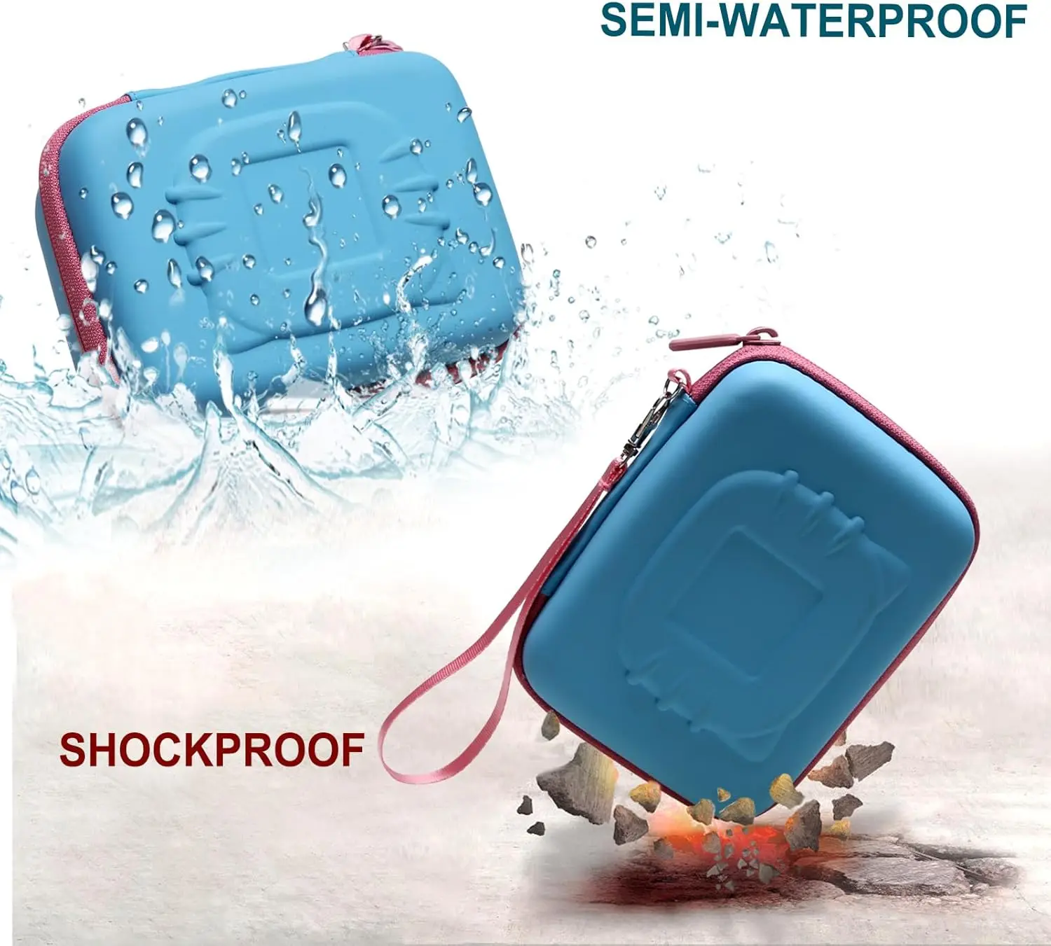 Estojo de armazenamento de cartões flash falante LTGEM EVA compatível com QuTZ/FREE TO FLY/Ednzion e outras marcas de cartões flash falante