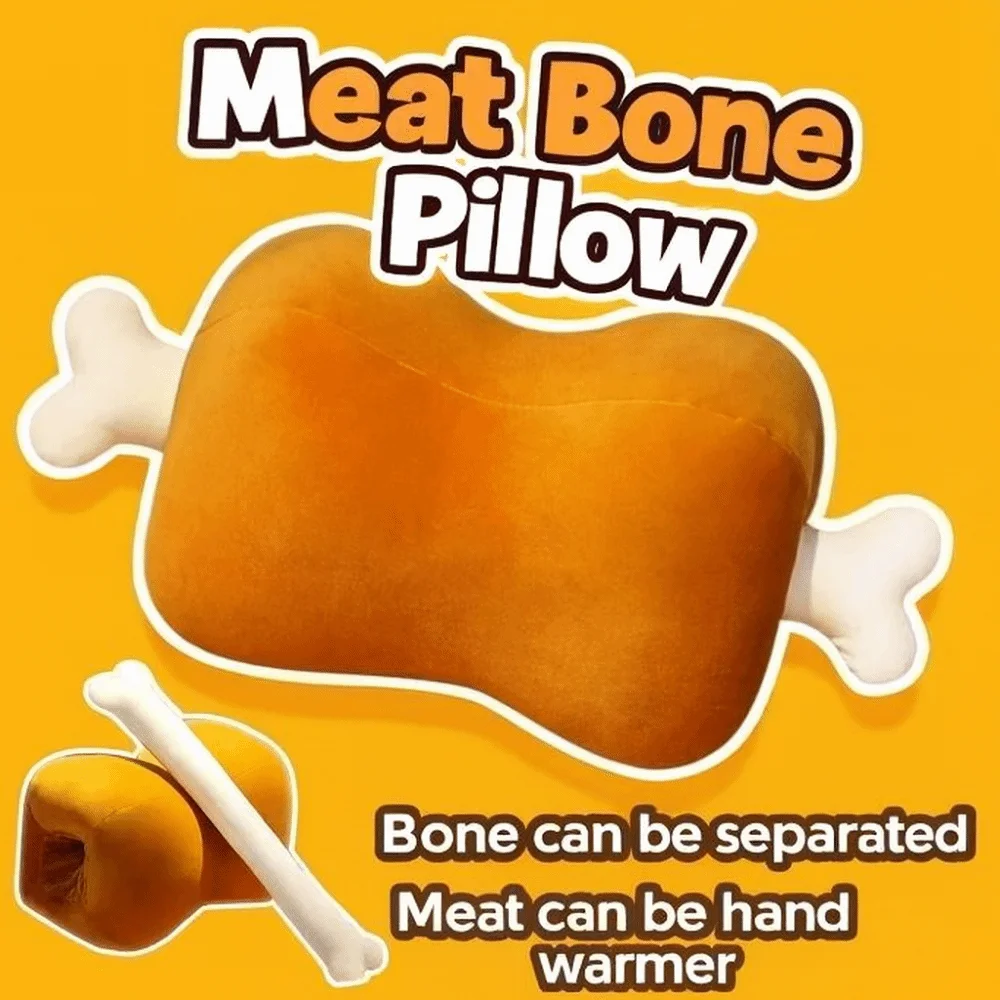 42Cm Simulation Meat Bone Pillow Cartoon Design Washable Li…