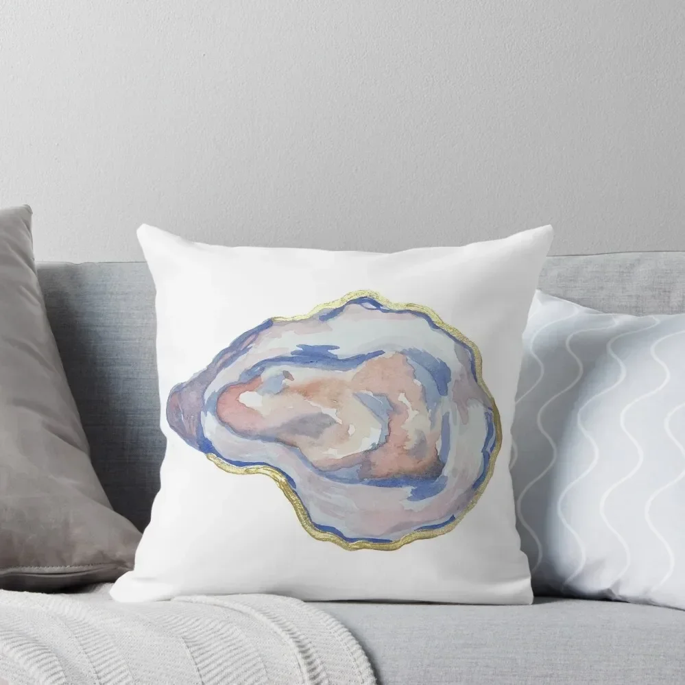 Oyster watercolor painting Throw Pillow Decorative pillow case Anime pillow