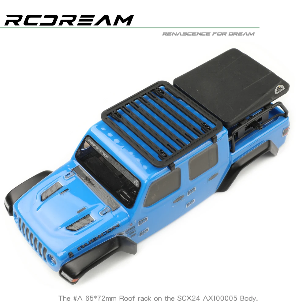 RCDream 1/18 1/12 1/24 Roof Rack Platform  Luggage Rack  for TRX4M AXIAL SCX24 RC Car Cralwer Uparde Option Parts#18R001-A/B/C/D