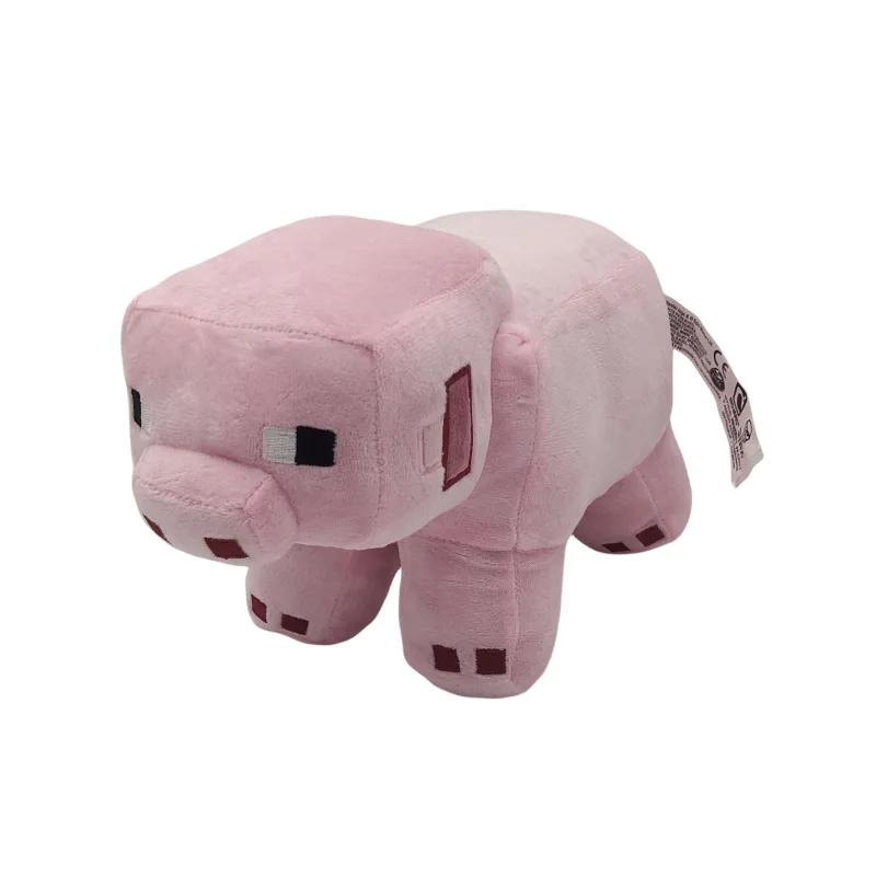 Juguetes de peluche de Minecraft, muñeco Enderman, peluche del lobo gris grande Creeper, regalo de cumpleaños para niños