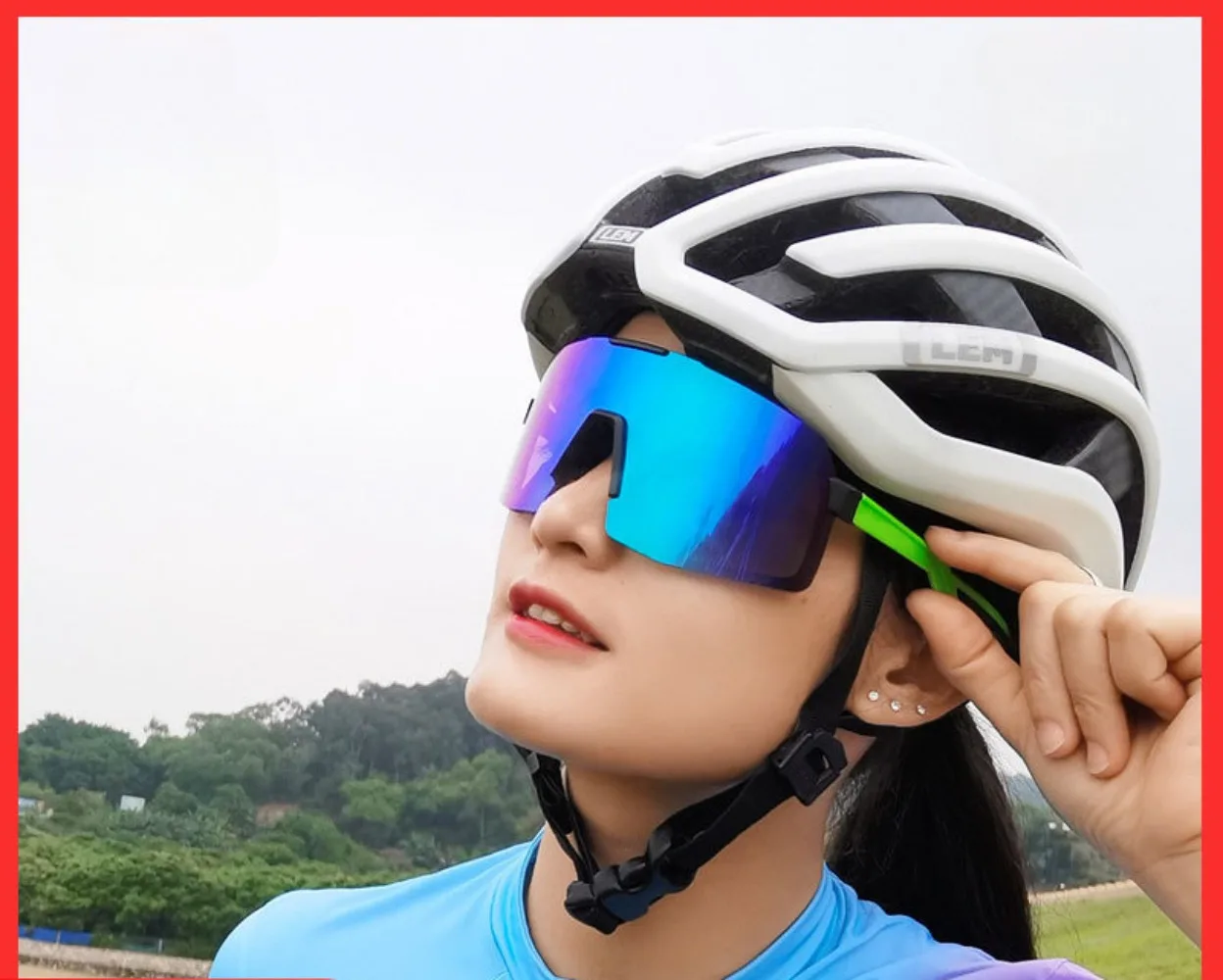 

Cycling Glasses Large Frame Outdoor Sports Running Bike Polarizing Sunglasses Men's Windproof Goggles